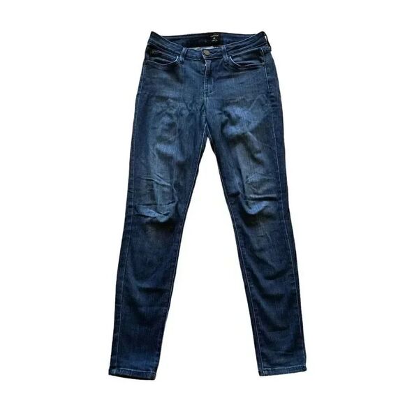 Just Black Mid Rise Blue Soft Skinny Denim Women’s Minimalist Jeans SZ 26 # 1543 - Picture 1 of 12